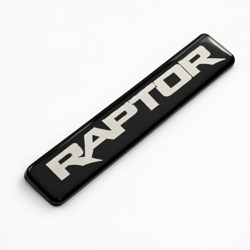 Ford Raptor Ranger 3D Emblem – inkl. Klebehalter – hochwertiges Doming Aufkleber Set für Auto, Werkstadt u.v.m. – wetterfest & UV-beständig (dunkelblau)
