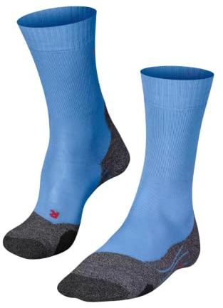FALKE Herren Wandersocken TK2 Explore M So Wolle Funktionsmaterial antiblasen dick 1 Paar, Blau Blue Note 6545, 44-45