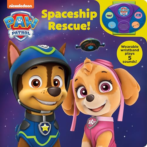 Nickelodeon Paw Patrol: Spaceship Rescue! Book and Wristband Sound Book - PI Kids