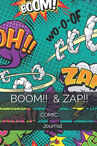 BOOM!! &ZAP!! comic Journal 100 Page Journal/Notebook