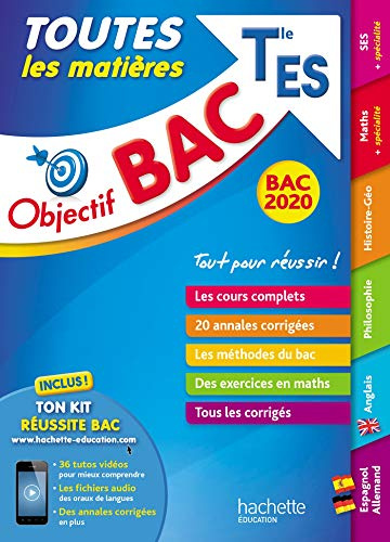 Objectif Bac 2020 Toutes Les Matieres Term ES