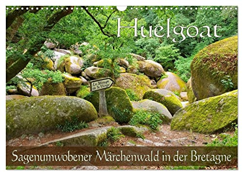 Huelgoat - Sagenumwobener Märchenwald in der Bretagne (Wandkalender 2026 DIN A3 quer), CALVENDO Monatskalender: Mystischer Ort in der inneren Bretagne (CALVENDO Orte)