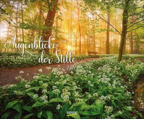 Augenblicke der Stille 2027: Wandkalender groß. Fotokunst-Kalender mit romantischen Aufnahmen von Landschaften. Großformat: 55 x 45,5 cm.