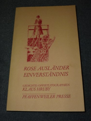 Einverständnis: Gedichte (Pfaffenweiler Literatur)