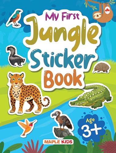 My First Sticker Book - Jungle - Activity Book for Kids - Stickers for Children - Age 3+ Years