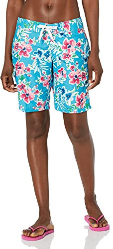 Kanu Surf Damen active Boardshorts, Katya Aqua/Pink, 10