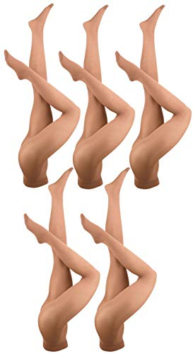 ELBEO Tanzstrumpfhose Kinder 70 Den Skin - haut, 158-164 5x Stück