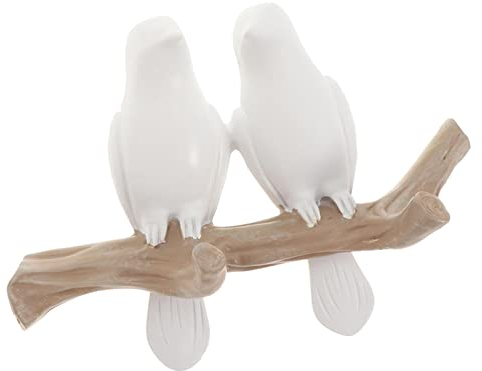 SM SunniMix auf Design Garderobenhaken Kleiderhaken Wandhaken Mantelhaken schmücken, bis 4, 2 Vögel