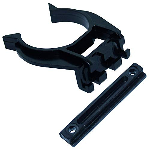 cyclingcolors Clip para Pie de Zócalo para Atornillar Armario de Cocina, 34mm, Negro