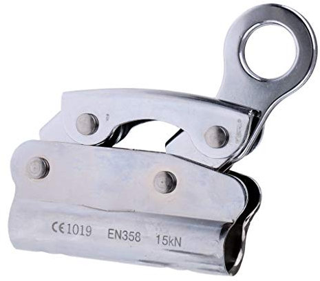 Inzopo - Blocco di corda per discesa di richiamo, accessorio di sicurezza arboristica, arrampicata e arrampicata 15 KN