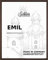Schloss BILDERRAHMEN Emil 50x100 cm, Schattenfugenrahmen Dekor Eiche dunkel