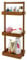 Utoplike Organizador de Ducha de Madera de Teca, Organizador de Ducha de 3 Niveles con asa, Estante de Ducha de pie para baño, Cesta para champú, Estante para Ducha Interior, baño, Oficina, Cocina