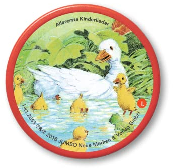 Kekz Audiochip für Kekzhörer, Alle Meine Entchen - Allererste Kinderlieder als Kekz, Hörspiel für Kinder ab 3 Jahren, Spielzeit ca. 52 min, 1075205KEK