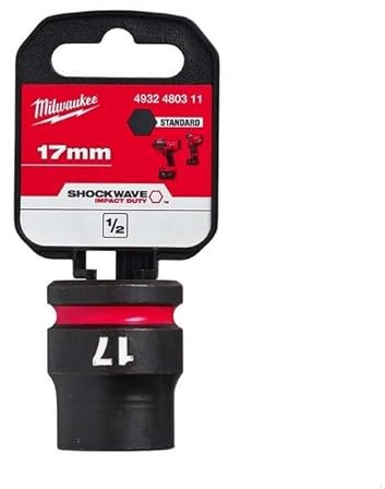 Milwaukee - ½ Shockwave™ Impact Duty Impact Socket - Standard - 17mm