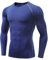 TERODACO Base Layer Mens Long Sleeve Soft Gym T Shirts Men UPF 50+ Moisture Wicking Compression Tops for Men Running Sports Cycling Top,Breathable Quick Dry Stretchy 323 Navy L