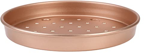 GRÄWE Bandeja para pizza de 20 cm de diámetro, redonda, perforada con revestimiento antiadherente GREBLON®, resistente al calor hasta 230 °C, perfecta para pizza, pastel de llama o tartes