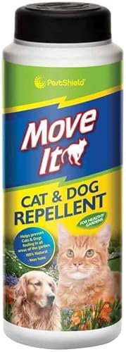 PEBBLE HUG 1X Cat & Dog Move-it Powder Repellent for Indoor and Outdoor Pest Control, Pleasant Smell, Clean And Hygienic Garden, Repellent for Dogs, Puppies - Ideal Pet Shield