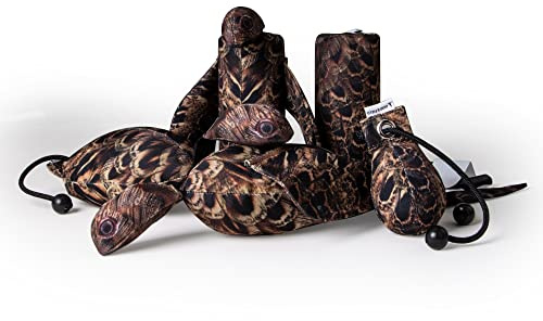 The Original Clone® Realistic Game Bird Dog Training Dummies - Canvas Dummy With HD Feather Print For Gundog & Puppy Training - Gundog Training Equipment (Hen Pheasant Dummy Bundle)