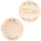 Ouligay Meilensteinkarten Baby Holz Hello World Meilenstein Karten Baby Announcement Sign Doppelseitig Neugeborenen Holz Schild Holz Geburtsanzeige Schilder für Krankenhaus Foto Requisite Babyparty