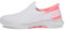 Skechers, GO Walk 7 MIA Mujer, White Textile Neon Pink Trim, 38 EU