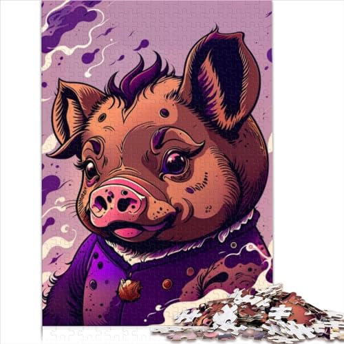 Puzzle für Erwachsene und Kinder, Puzzle aus recyceltem Karton, 1000 Teile, Puzzle für Erwachsene und Kinder, 1000 Teile (26 x 38 cm)