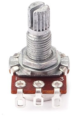 Toyvian Potentiometer Für Gitarre, A25K Audio Potentiometer Mit 18mm Schaft Volumen Klangregelung FüR Einfache Installation Exquisites Aussehen