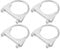 Hihaha Round U Bolt Muffler Exhaust Clamps for Car / 2.5 ID 65mm / 4 Pcs