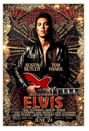 Elvis-Filmposter auf Leinwand, Wandkunst, Dekordruck, Gemälde für Wohnzimmer, Schlafzimmer, Dekoration, ungerahmt, 60 x 90 cm