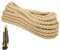 Corda di iuta da 20 mm, 10 m, 4 fili, corda decorativa naturale, spessa corda di iuta per trainare la fune, corda per ostacoli, corda da giardino per interni ed esterni, decorazione da parete,