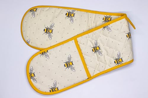 Bees Oven Gloves | Double Oven Mitt | Pot Holder