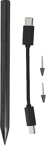 Stylet pour HP, Technologie MPP 2.0 pour Réduire la Latence, Niveau de sensibilité à la Pression 4096, Stylet Actif pour HP Pavilion X360 Spectre X360 Envy X360, Boutons