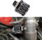 deemars Filtro di Aspirazione Dell'aria, Filtro Aria a Freddo, Filtro di Aspirazione Aria Sfiatatoio Turbo, Accessorio Universale per Auto e Moto per lo Sfiatatoio del Carter da 12 mm (Carbonio)