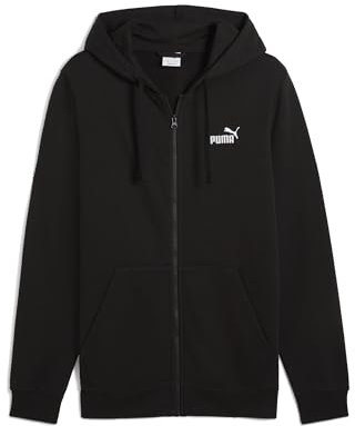 PUMA Herren ESS No. 1 Logo Full-Zip Hoodie TR Sweatjacken, PUMA Black, M