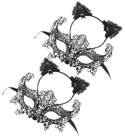 PACKOVE 1 Halloween Tanzmaske Halbmaske Mit Stirnband Halbmaske Für Halloween Frauen Weibliche Maskerade Maske Spitzenmaske