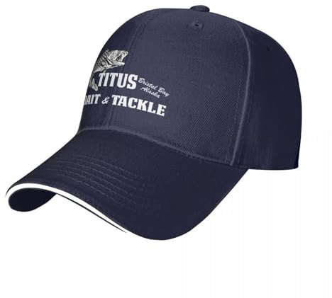 QFLLQLFF Basecap Titus Bait and Tackle Baseball Cap Wild Ball Hat Damen Hut Herren