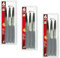kasaviva Coltelli da Tavola, Set di 6pz per Tavola, Lama in Acciaio Inox Bonomi, Manico Indeformabile (GRIGIO, 3)