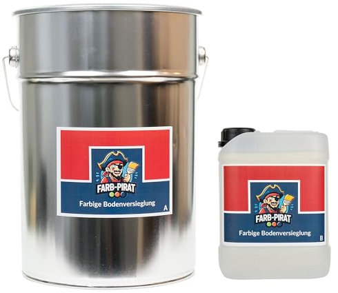 2K Epoxidharz Bodenbeschichtung – Garage, Keller, Industrie - Rutschfest, Langlebig - 10 Kg Harz & Härter Set in RAL 9001 Cremeweiß - Premium Qualität