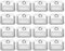QUARKZMAN 120 Stück 43mmx32mmx0,4mm Wandpaneel-Schnalle, Edelstahl-Integrierte Wandpaneel-Clips, Möbelbefestigungen Klammer Wandmontage Clips, Silber