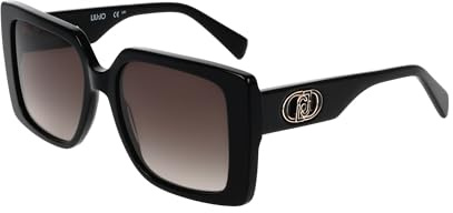 Liu Jo Unisex Liu Jo Brille Größe 55 Mm Schwarz Eye Size: 55 Bridge: 18 Sunglasses