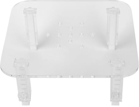 Gavigain Adjustable Protein Skimmer Mount, Height Adjustment, Noise Reduction, Sturdy Acrylic, for Aquariums (Medium egg stand)