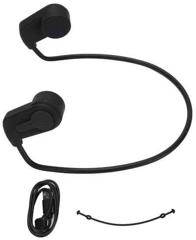 Elprico Schwimmkopfhörer, Bluetooth 5.0 Knochenleitungskopfhörer mit IPX8 & MP3 - für Unterwassersport, Fitnessstudio, Radfahren, Radfahren (Black)