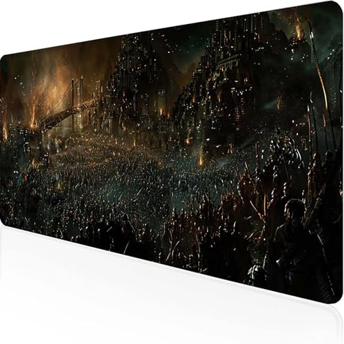 Maison Tapis de Souris 1200x600x3 mm Tapis Souris Noir Mouse Pad avec des Bords Cousus Caoutchouc Antidérapant Imperméable Base Mouse Pad Gamer pour la Maison et Accessoires de Jeu, Cadeaux 0-5