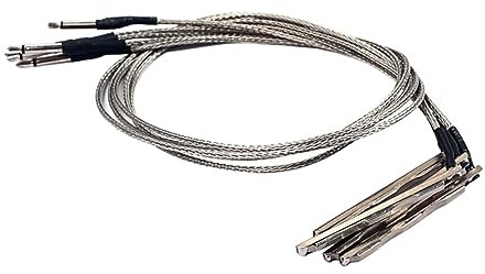 Yardwe 5 Stück Pickup-Stick Tonabnehmersystem für Akustikgitarre Gitarren-Piezo-Wandler-Tonabnehmer Tonabnehmer für akustische Gitarre Silver