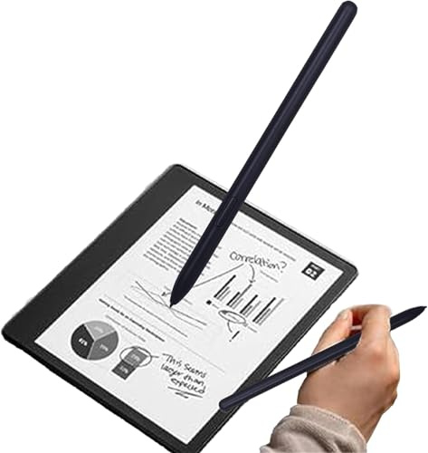 S Pen de Remplacement pour Kindle Scribe, Stylo Stylus à Absorption Magnétique pour Écriture et Dessin Numérique avec Compatible Kindle Scribe, Remplacement avec Sensibilité à Pression 4096 (couleur