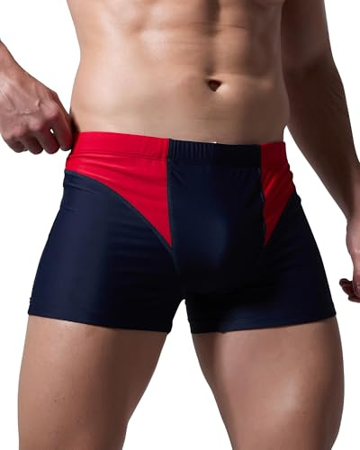 Arcweg Maillot de Bain Homme Boxer Doublure avec Rembourré Souple Amovible Cordon de Serrage Réglable Confortable