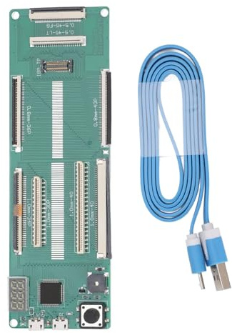 Plyisty Tester per Tastiera Portatile, Macchina Utensile per Dispositivo di Test USB con Display Digitale per Varie Marche di Laptop, Materiale PCB