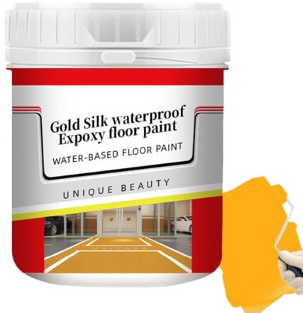 Pintura de suelo epoxi genérica, pintura de suelo impermeable | garaje antideslizante a base de agua | El revestimiento bloquea el aire y el agua una protección duradera