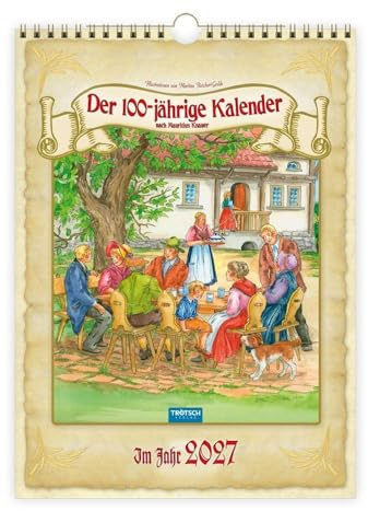 Trötsch Classickalender Der 100-jährige Kalender 2027: Wandkalender