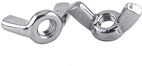 10 Pezzi DIN315 Dado Farfalla SS316 di Fissaggio dei Dadi della Farfalla del Dado della Vite Fornitura dei Dadi (M5)