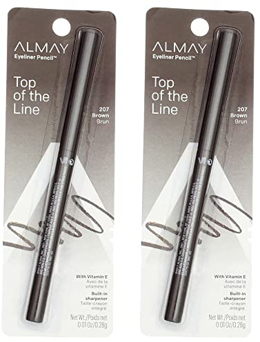 Almay Eyeliner Pencil44; Brown 20744; { 2 Pack }